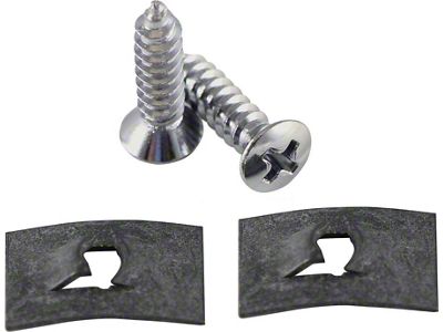 Firebird Console Front Side Bracket Mounting Screw Set, 1967-1969