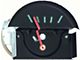 Console Oil Gauge; Black (1967 Firebird)