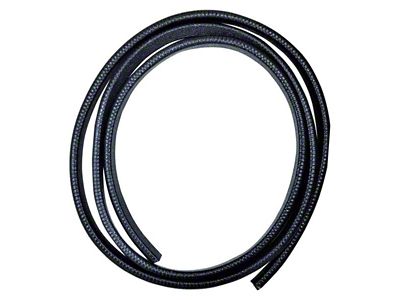 Door Jamb Windlace Trim; Black (67-02 Firebird)