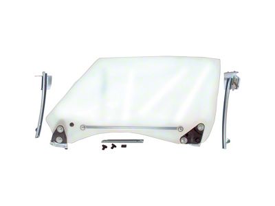 Door Window Glass Assembly; Driver Side (68-69 Firebird)