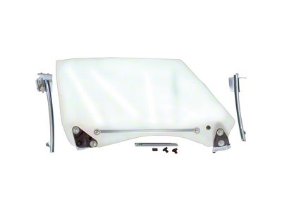 Door Window Glass Assembly; Passenger Side (68-69 Firebird)