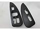 Firebird Ebony Door Panel Switch Trim Plates, 2000-2002