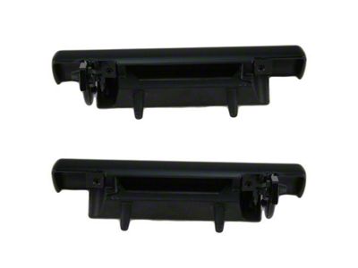 Exterior Door Handles; Black (93-02 Firebird)