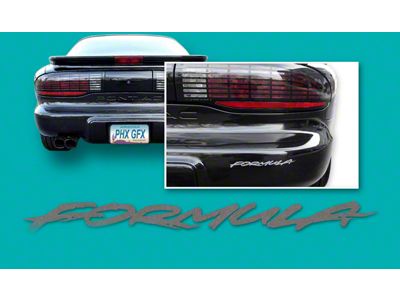 Formula Decal Kit; Charcoal (95-97 Firebird)