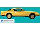 Formula Door Name Decal; Yellow (76-78 Firebird)