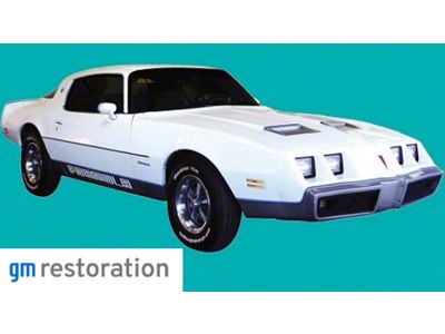 Formula Door Name Decals; White (79-81 Firebird)