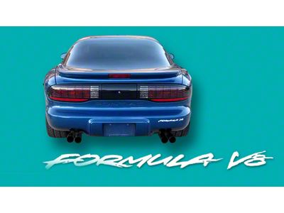 Formula V8 Decal Kit without Door Names; Silver (93-94 Firebird)