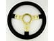 Firebird Formula Wheel, Black With Gold, 1970-1981