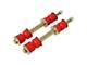 Front Adjustable Sway Bar End Links; 4-5/8 to 5-1/8-Inch; Red (93-02 Firebird)