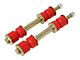 Front Adjustable Sway Bar End Links; 4 to 4.50-Inch; Red (67-92 Firebird)