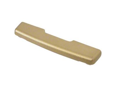 Front Arm Rest Pad; Gold (1967 Firebird)