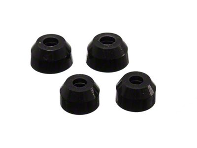 Front Ball Joint Dust Boots; Black (70-81 Firebird)