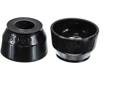 Front Ball Joint Dust Boots; Black (82-92 Firebird)