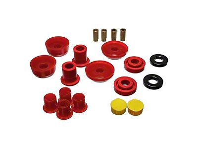 Front Control Arm Bushings; Red (93-02 Firebird)