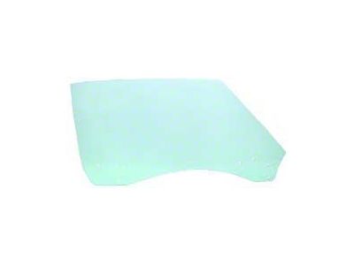 Front Door Window Glass; Light Green Tint; Driver Side (82-89 Firebird)