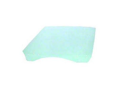 Front Door Window Glass; Light Green Tint; Driver Side (90-92 Firebird)