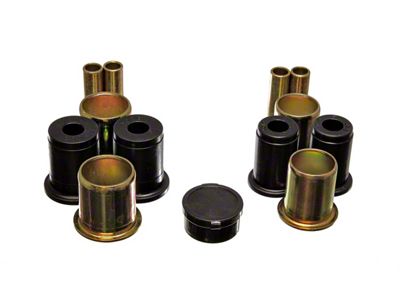 Front Lower Control Arm Bushings; 1-5/8-Inch OD; Black (73-81 Firebird)