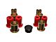 Front Lower Control Arm Bushings; 1-5/8-Inch OD; Red (73-81 Firebird)