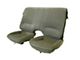 Front and Rear Seat Upholstery Kit; Red Velour (87-92 Firebird GTA, Trans Am)