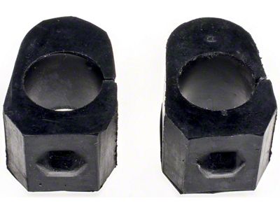 Front Stabilizer Bar Bushing Kit with Tabs on Mounting Clamps; To Frame; 30.16mm or Larger (71-81 Firebird)