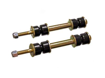 Front Sway Bar End Links; 2-5/8-Inch; Black (67-92 Firebird)