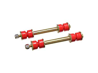 Front Sway Bar End Links; 2-7/8-Inch; Red (93-02 Firebird)