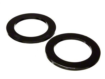 Front Upper Coil Spring Isolators; 0.275-Inch; Black (76-92 Firebird)