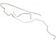 Firebird Fuel Line, Front To Rear, 350 c.i. Or 400 c.i. Engines, 3/8, Stainless Steel, 1976-1981