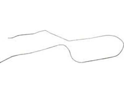 Firebird Fuel Line, Return, Front To Rear, 1/4, Stainless Steel, 1982-1984