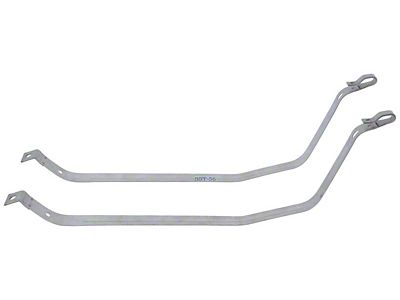 Fuel Tank Mounting Straps; Stainless Steel (67-69 Firebird)