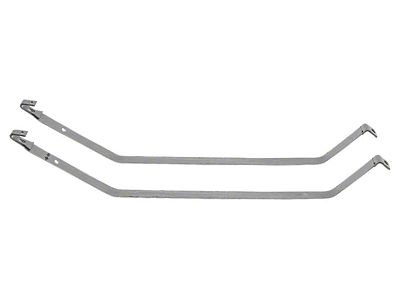 Fuel Tank Mounting Straps; Stainless Steel (76-81 Firebird)