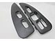 Firebird Graphite Grey Door Panel Switch Trim Plates, 1993-1996