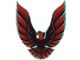 Hood Bird Decal; Red (78-80 Firebird)