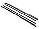 Inner and Outer Belt Weatherstrip Kit; Driver and Passenger Side (70-81 Firebird w/ Inner Flat Bead and Outer Round Chrome Bead)