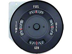 Firebird Instrument Cluster, Four Gauge, 1968