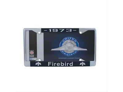 License Plate Frame; Chrome (1973 Firebird)