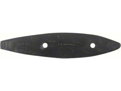 Non-Remote Outside Rear View Mirror Gasket; Driver Side (70-81 Firebird)