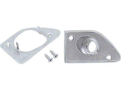 Outside Rear View Mirror Control Escutcheon (68-69 Firebird w/ Custom Interior)