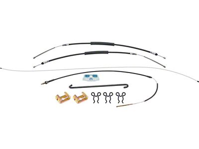 Parking Brake Cable and Hardware Kit (68-69 Firebird w/ Rear Drum Brakes)