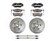 The Right Stuff Detailing Performance Front Disc Brake Conversion Kit; Black Calipers (79-81 Firebird)