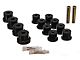 Rear Leaf Spring Bushings; Black (67-69 Firebird w/ Mono-Leaf Springs)