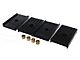 Rear Leaf Spring Isolators; Black (68-69 Firebird w/ Multi-Leaf Springs)