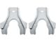 Rear Seat Braces; Silver Weld-Thru Coating (67-69 Firebird Coupe)