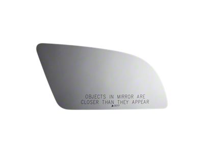 Redi-Cuts Drop Fit Side View Mirror Glass; 7-5/16-Inch x 3-Inch; Passenger Side (82-92 Firebird)