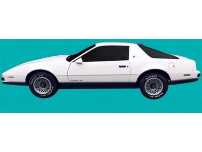 SE Stripe Kit; Silver (85-86 Firebird)