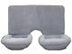 Firebird Seat Covers, Rear, Split Fold Down 1988