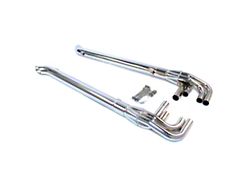 Side Exhaust Lake Pipe Kit; Chrome (67-81 Firebird)