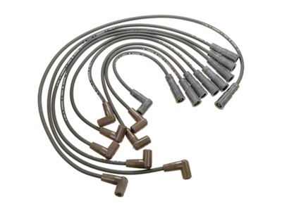 Spark Plug Wires; Black (93-97 5.7L Firebird)