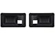 Standard Inner Door Handle Escutcheon; Black (70-74 Firebird)