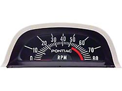 Firebird Tachometer, Hood, 5200 Redline, 1969